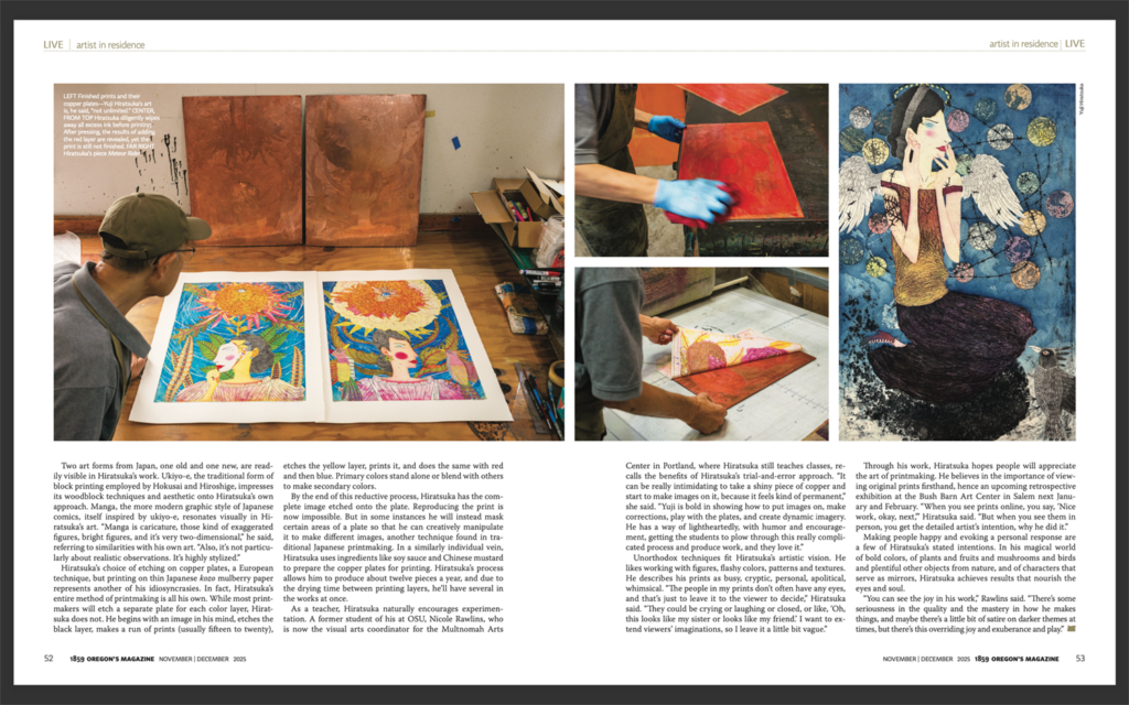 1859 Oregon's Magazine 2025 pg 52 with Yuji Hiratsuka